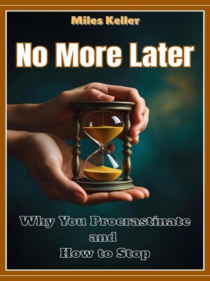 cover image of No More Later